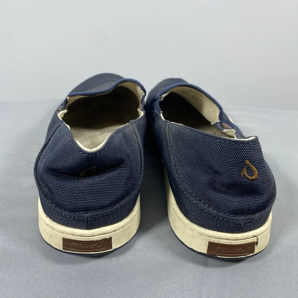 OluKai Kahu Mens Slip-On Boat Deck Loafer Sneaker Shoes Mens US 11 EUR 44 Blue
